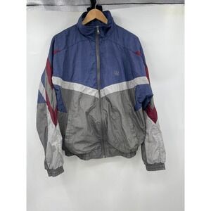 Vintage‎ 90s USA Olympic Team Jacket JCPenney Windbreaker Blue Gray Medium